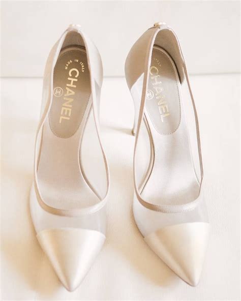 chanel bridal shoe